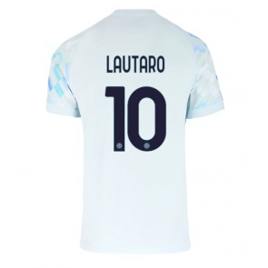 Inter Milan Lautaro Martinez #10 Udebanetrøje 2025-26 Kortærmet
